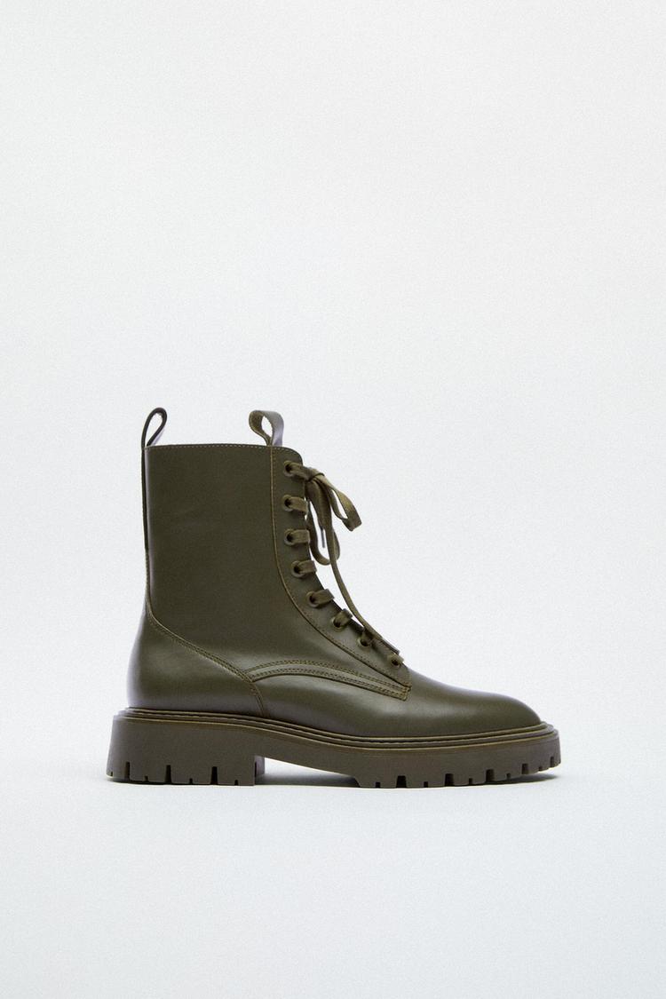 Stivaletti stringati zara clearance